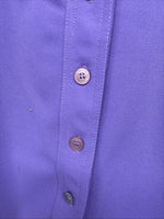 New Women’s Western Fashions Purple long Sleeve Button up Size 14 YY-14