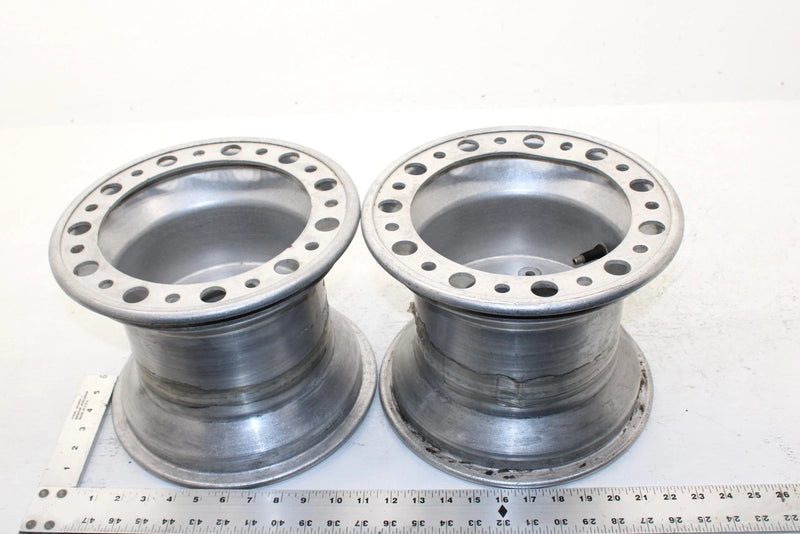 2004 Kawasaki Kfx 700 Oem 10x8.5 ITP Rear Wheel Set 41025-0066 AK30