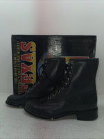 New Men’s Gray Lace Up Texas Brand Cowboy Boots. 8852 9.5 9 1/2 E E. 5-53