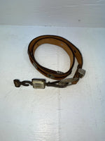 New Brown Genuine Leather Nocona Silver Pendent 28” Belt #399 JJ-143