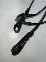 New Camelot Black Leather Oversize Dressage Bridle #160507 BB-44