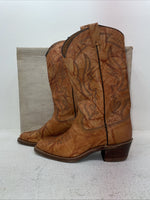 New Men’s Brown Texas Brand Cowboy Boots. M 134 9 D. 3-34