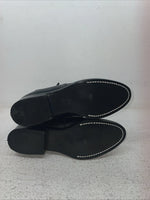 New Youth Black Lace Up Bronco Cowboy Boots. 3050 3.5 3 1/2 D. 22-43￼