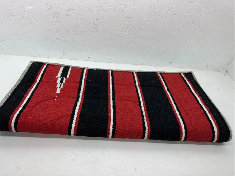 New ABetta Red Plaid Navajo Felt Saddle Pad 32x32 #12217 Pad-21