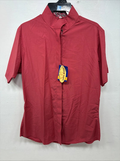 New Women’s Royal Highness Pink Designed Long Sleeve Button Up Size 40 DD-93