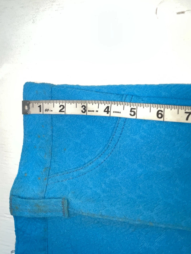New Vintage Blue Polyester Pants #5450087 3A-67