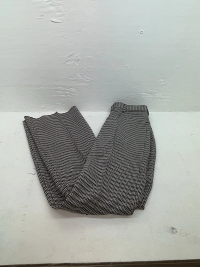 New Vintage Black Striped Panhandle Slim Polyester Pants #8076 OO-93