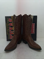 New Men’s Brown Texas Brand Cowboy Boots. 5111 9 D. 4-48