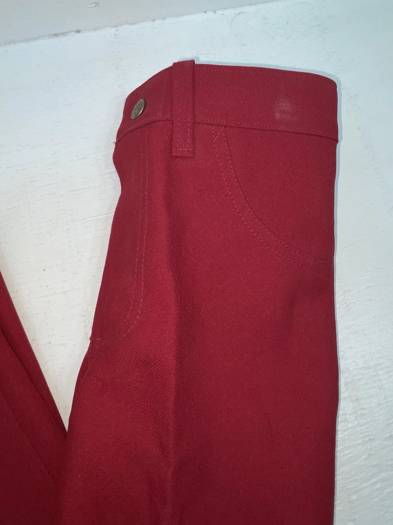 New Vintage Red Dickson Jenkins Polyester Pants #9928 3A-43