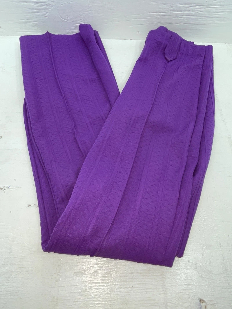 New Vintage Purple Polyester Pants VV-38