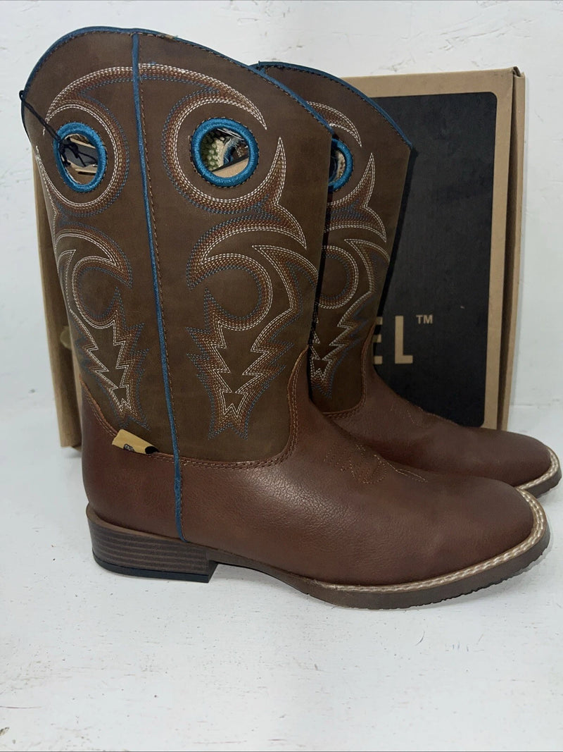New Women’s Brown DBL BARREL Cowboy Boots. 6 D. 20-119