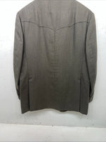 New Men’s Grey HbarC California Ranchwear Suit Coat 42R WW-83