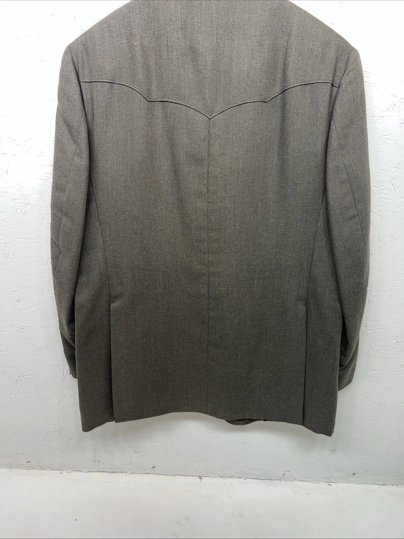 New Men’s Grey HbarC California Ranchwear Suit Coat 42R WW-83