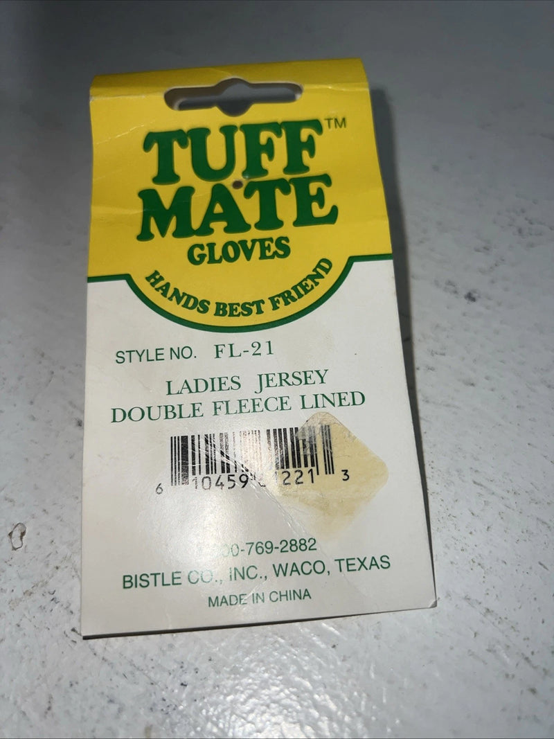 New Tuff Mate Ladies Double Fleece Lined Gloves #FL-21 Q-505