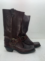 New Men’s Brown Dan Dino Cowboy Boots. 7129 9 D. 4-21