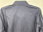 New Women’s White Horse Blue Rhinestone Long Sleeve Pearl Snap Size XL YY-73