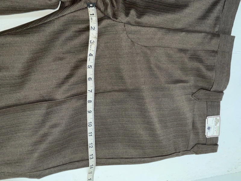 New Vintage Brown Mesquite Polyester Pants #5716 VV-1
