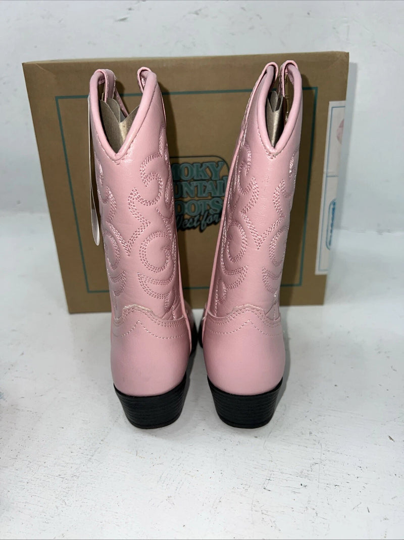 New Children’s Pink Smoky Mountain Cowboy Boots. 1041C 9.5 9 1/2. 24-39