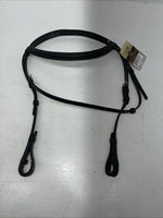New Camelot Black Event English Full Headstall With Grip Reins #140800 BB-7