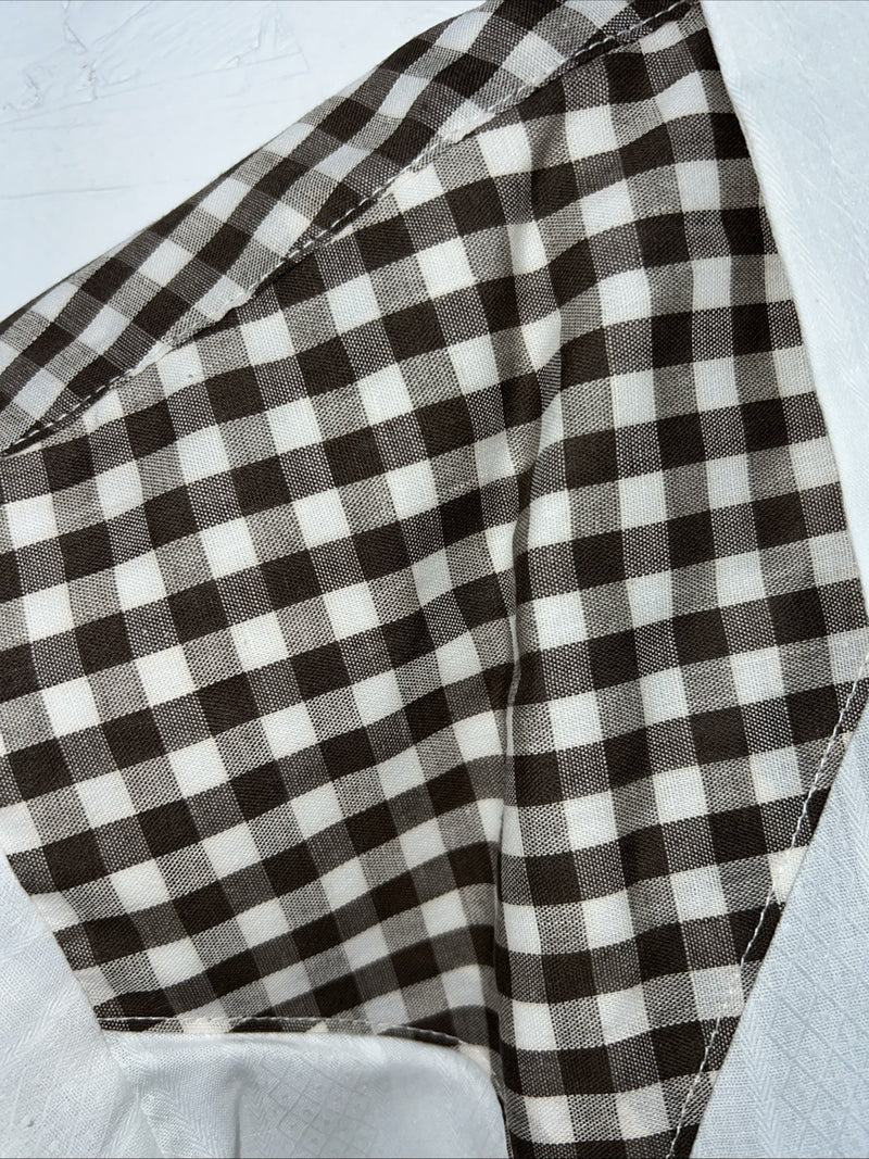 New Men’s White DEE-CEE western Wear Shirt Pearl Snap. 15 X 33 Medium A-178