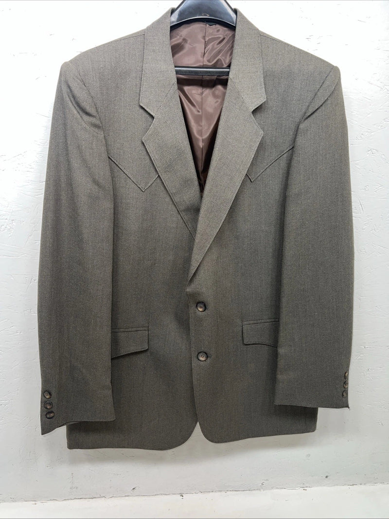 New Men’s Grey HbarC California Ranchwear Suit Coat 42R WW-83