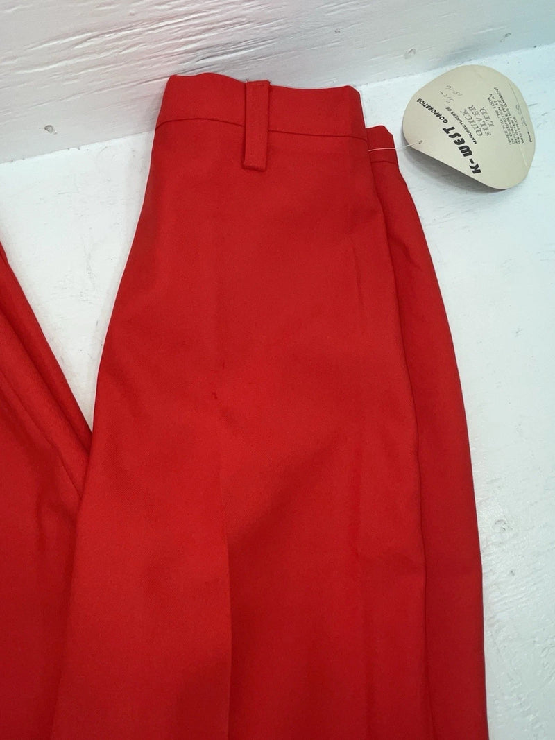 New Vintage Red Quicksilver Polyester Pants #2662 ZZ-43