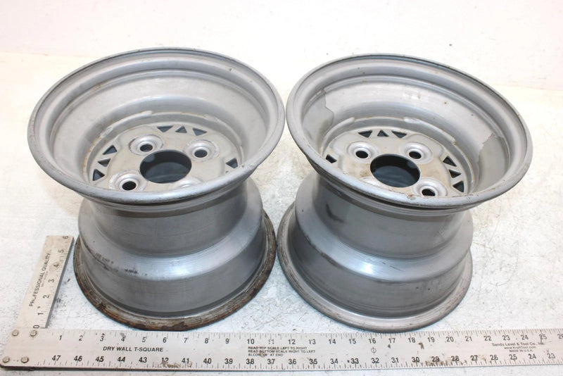 2004 Polaris Trail Boss 330 Oem 10x8.5 Rear Wheel Rim Pair 1520183-117 AP117