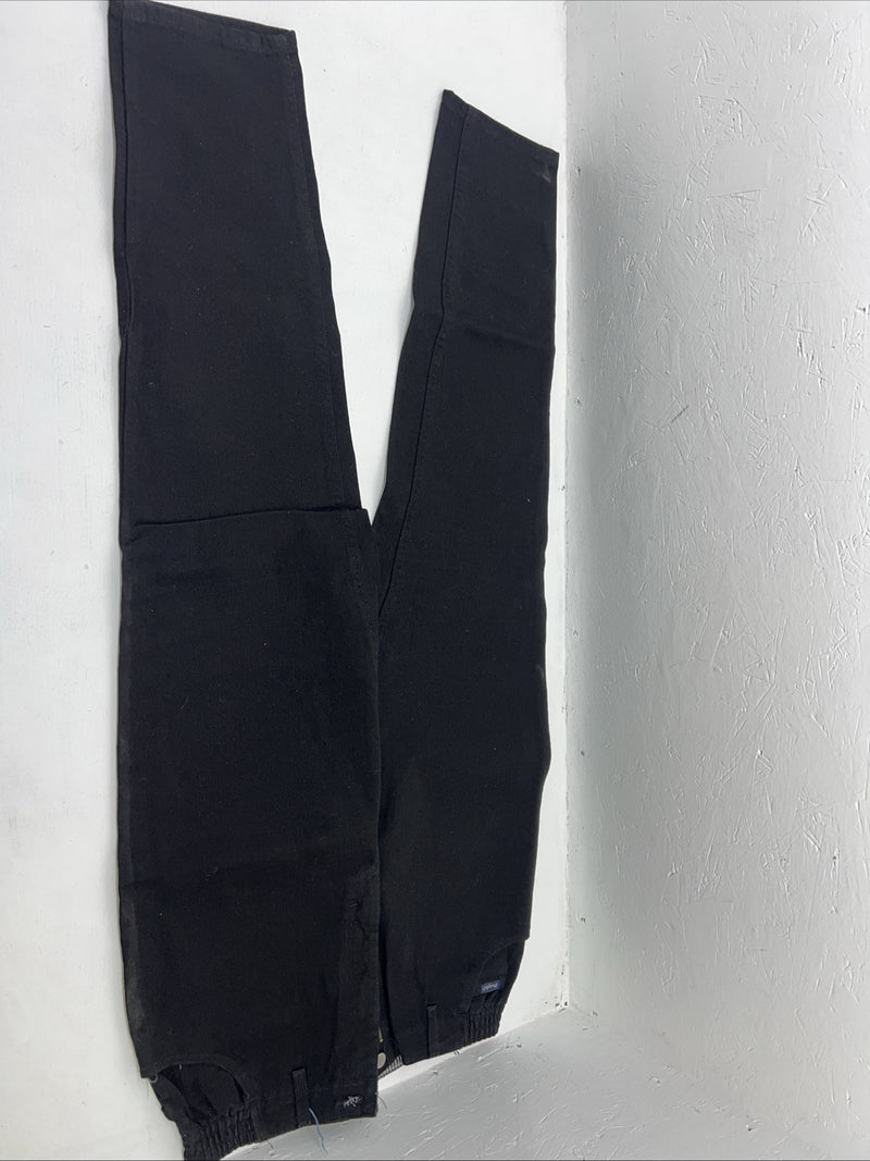 New Men’s Black Wrangler Blues Relaxed Fit Side Elastic Jeans. 16x34 K-17