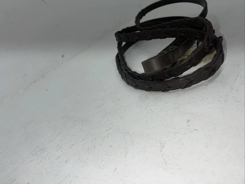 New Silver Fox Brown Genuine Leather 60” Braided English Reins #20-1441-7-0 Y-20