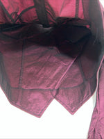New Women’s Purple 1849 Authentic Ranchwear Short Show Jacket XS UU-73