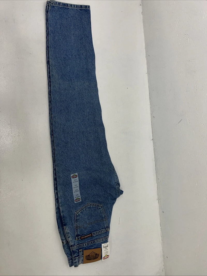 New Womens Diamond Cut Regular Fit Denim Jeans. 4x34 P-1