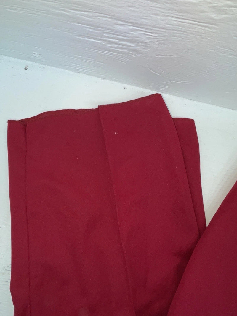 New Vintage Red Panhandle Slim Polyester Pants OO-91