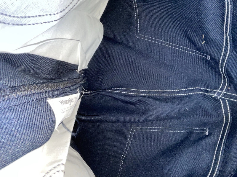 New Vintage Blue Wrangler Polyester Pants #82NV SS-11