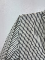 New Women’s TexasTogs Stripe Long Sleeve Zip Up Show Shirt Size 30 3B-2