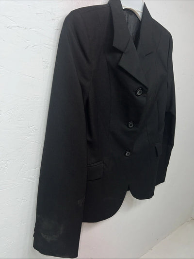 New Children’s Black Comfort Riders Show Jacket 16 #23-31001 II-605
