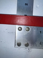 New Red Genuine Leather Wright 30” Belt #10492 Z-86