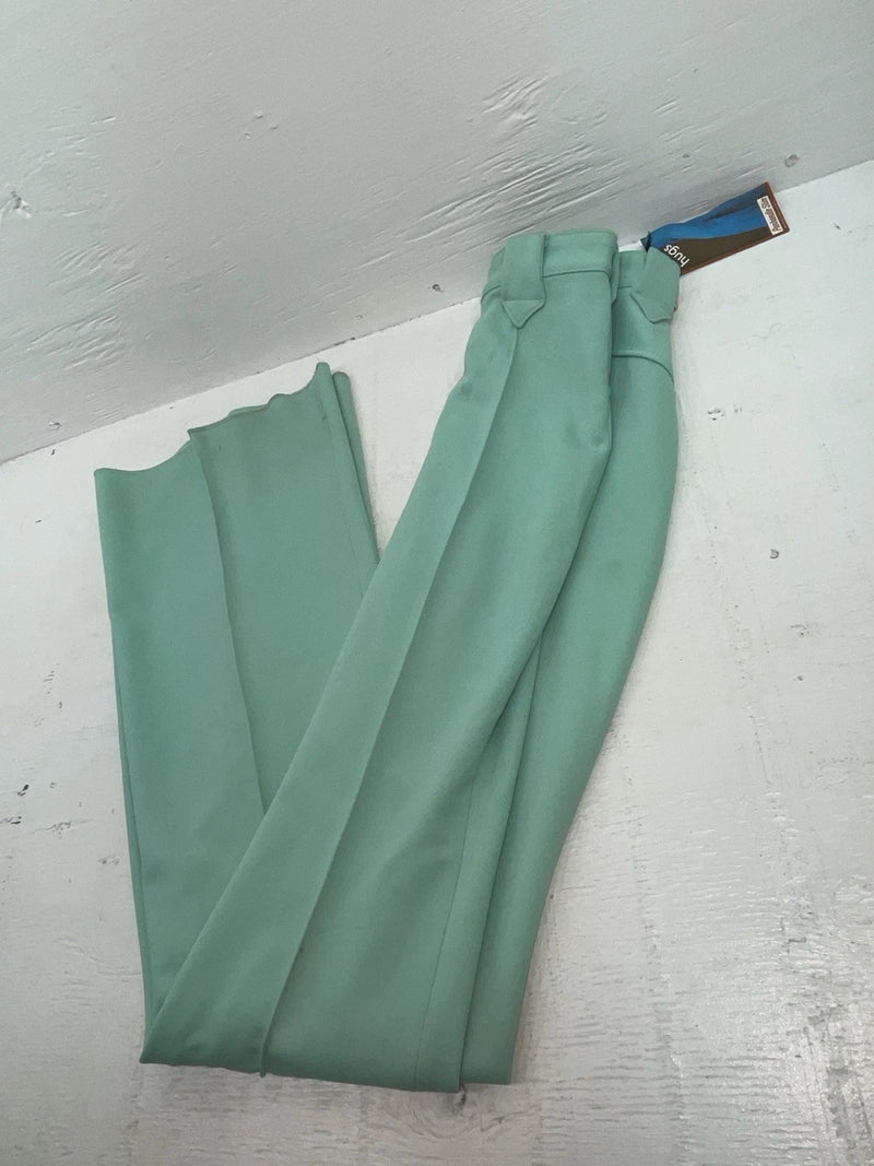 New Vintage Teal Panhandle Slim Polyester Pants #731484 3A-127