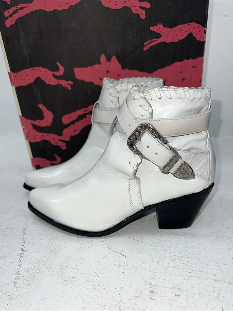 New Women’s White Dingo Cowboy Boots. 161089 7 M. 18-128