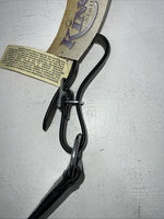 New Royal King Black Genuine Leather Tripping Collar #41-950 Y-23