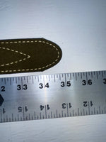 New Green Genuine Leather Tex Tan Stitched 30” Belt #7160 Z-173