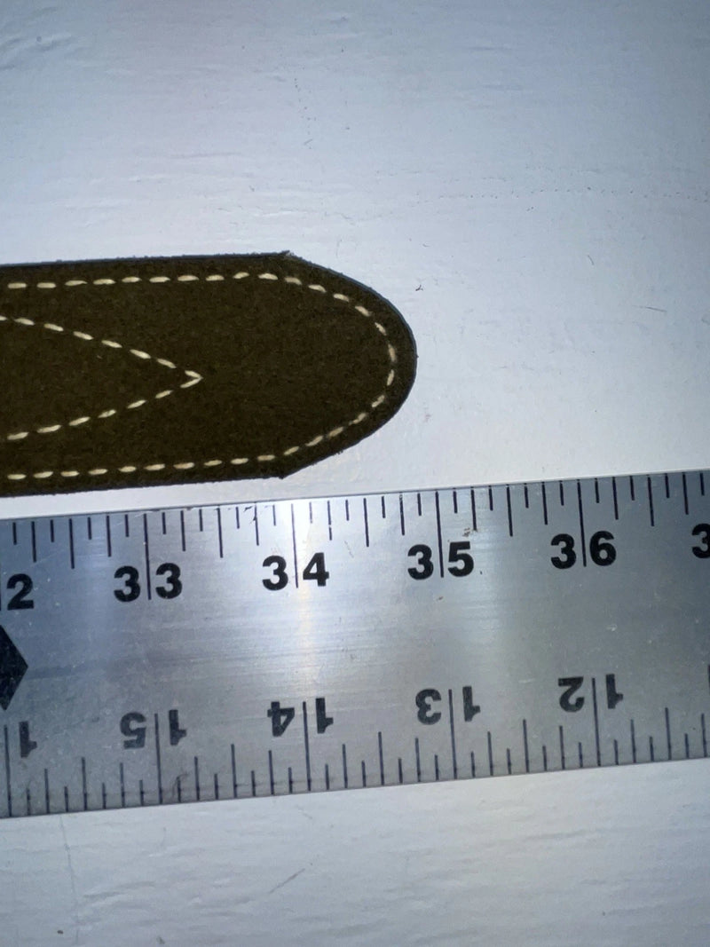 New Green Genuine Leather Tex Tan Stitched 30” Belt #7160 Z-173