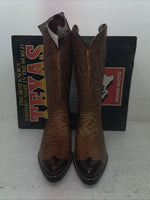 New Men’s Brown Texas Brand Cowboy Boots. 1081 8.5 8 1/2 E E. 3-88