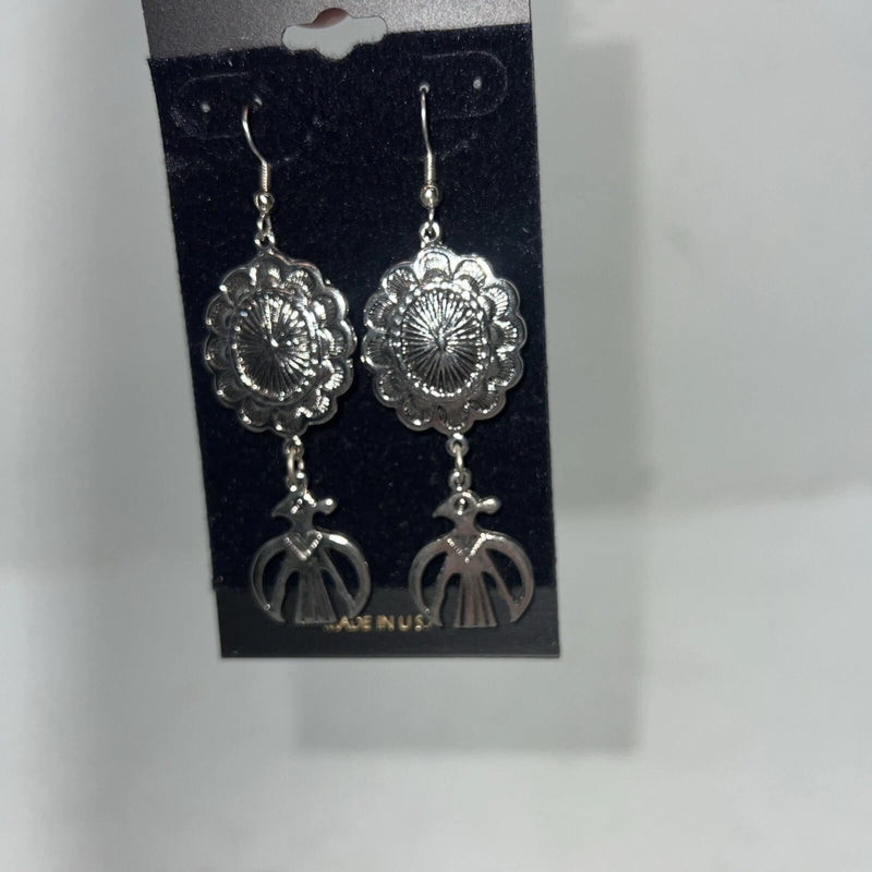 New Women’s Fashion Jewelry Silver Dangle Earrings. LE3000-1 A-123