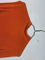 New Natural Born Winner Orange Sparkle Long Sleeve Shirt Petite TT-98