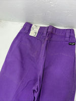 New Women’s Purple Wrangler Silverlake Denim Jeans. 7/8x32 O-3