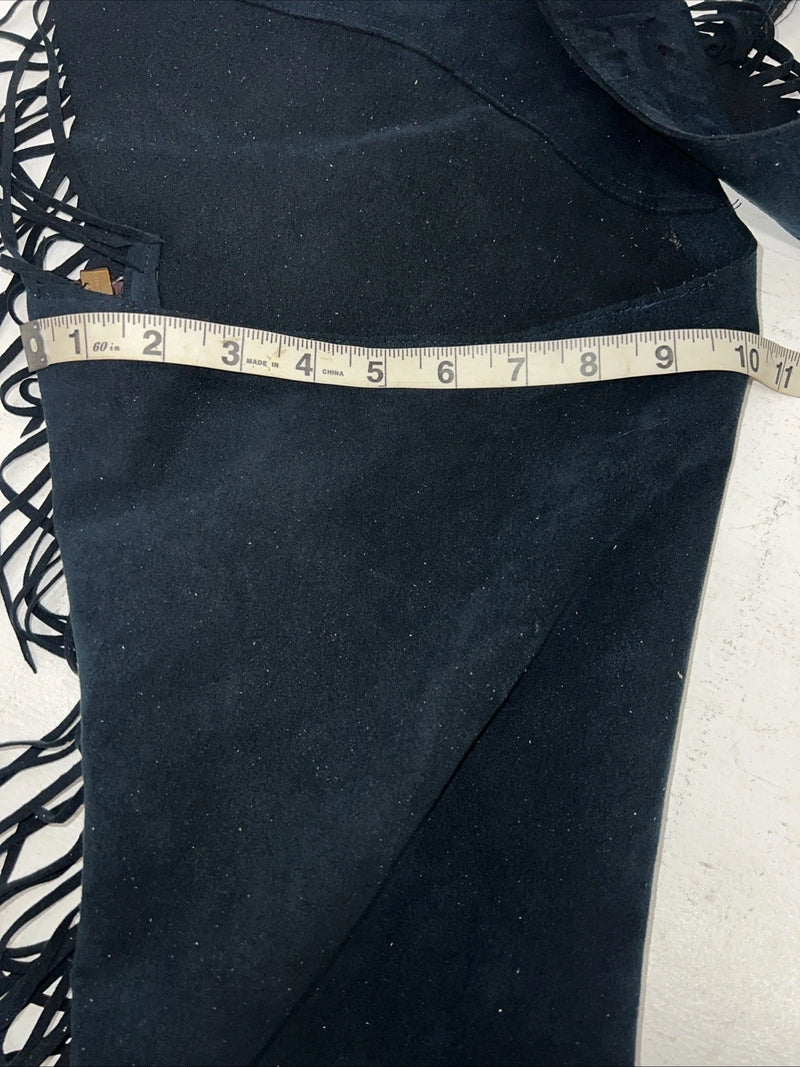 NOS Navy Show Chaps With Fringe Adjustable Waist 31” L-25