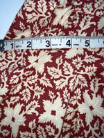 New Women’s Red Floral Tem Tex Long Sleeve Button Up Shirt #7144 3B-95