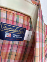 New Women’s Panhandle Slim Multicolor Plaid Long Sleeve Pearl Snap 16 X 38 II-18