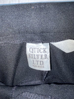 New Vintage Black Quicksilver Polyester Pants #2662 VV-111