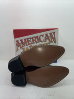 New Men’s Brown American West Cowboy Boots. 68103 14 D. 8-66